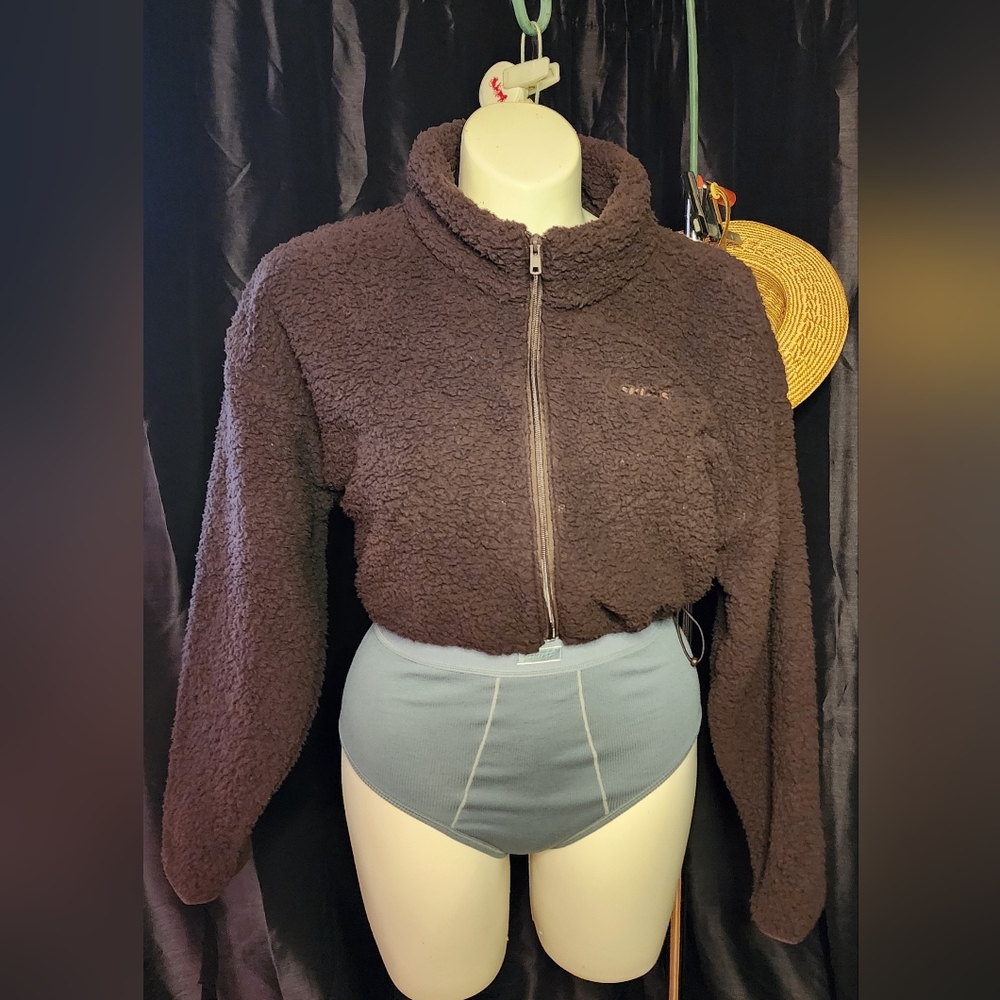 SKIMS Nwt Espresso XL Zip up